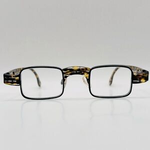 Vintage Frames Théo  Belgium Aphrodite Brown And Black Square Frames 705.